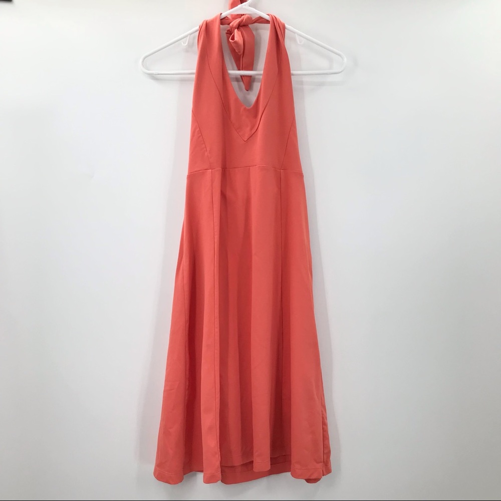 Patagonia orange halter outdoor women's dress